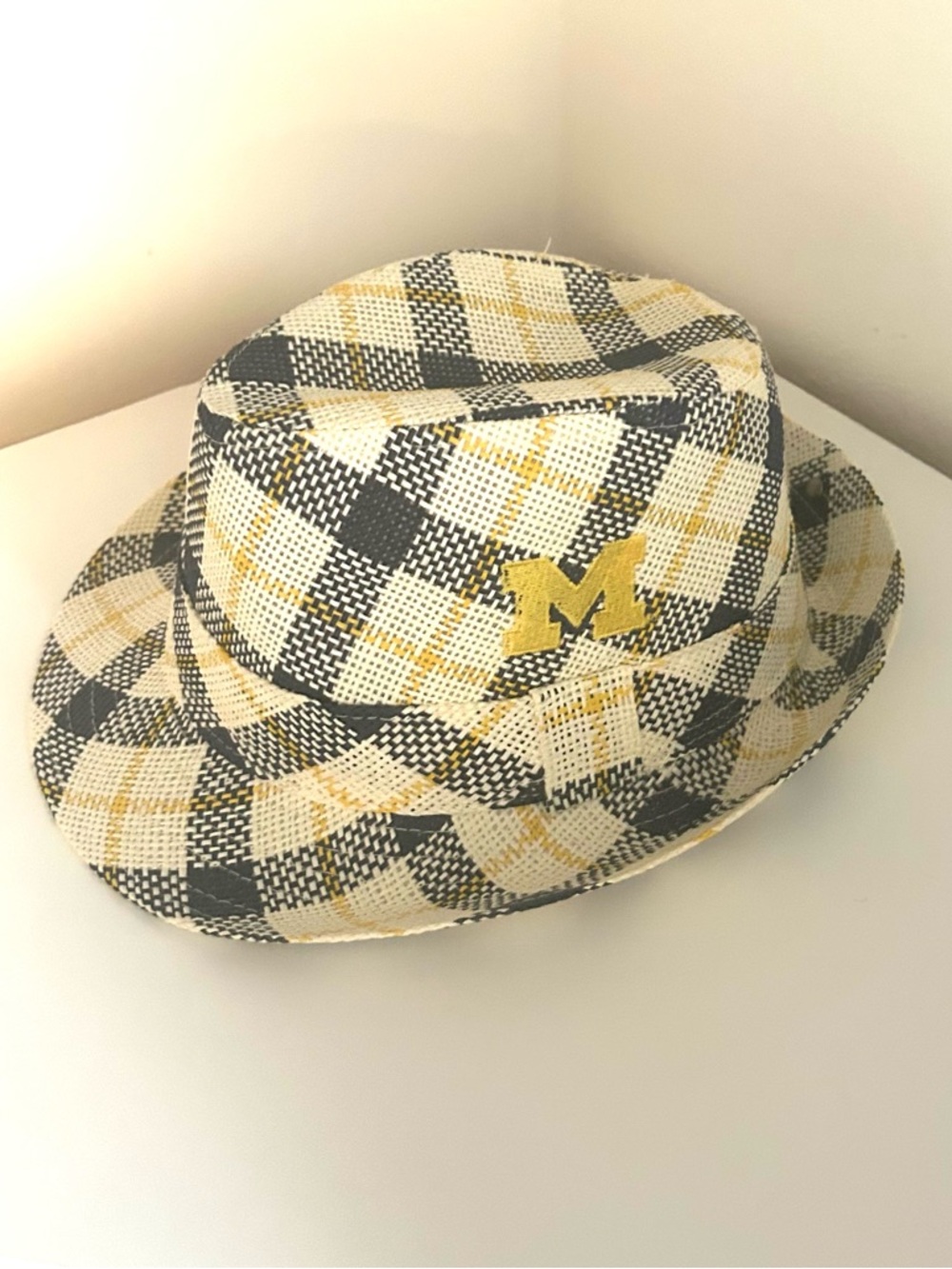 NWOT THE HONOUR SOCIETY MICHIGAN COLLEGE FEDORA